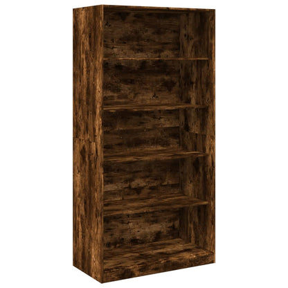 vidaXL Wardrobe Smoked Oak 100x50x200 cm Engineered Wood 2