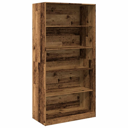 vidaXL Wardrobe Old Wood 100x50x200 cm Engineered Wood 2