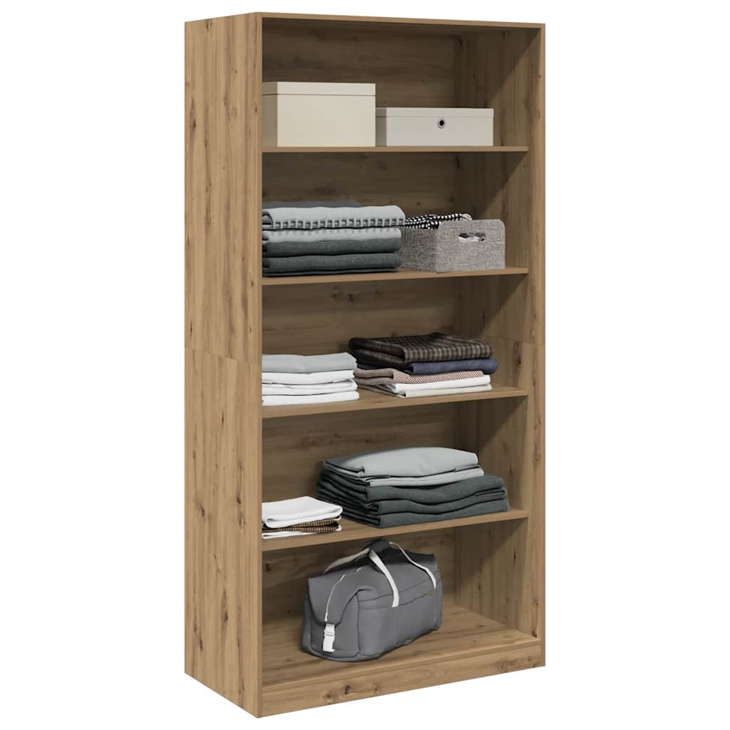 vidaXL Wardrobe Artisian Oak 100x50x200 cm Engineered Wood 3