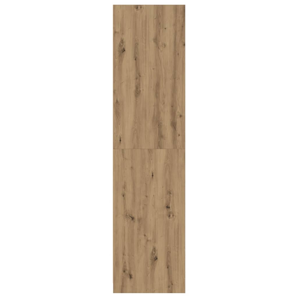 vidaXL Wardrobe Artisian Oak 100x50x200 cm Engineered Wood 5