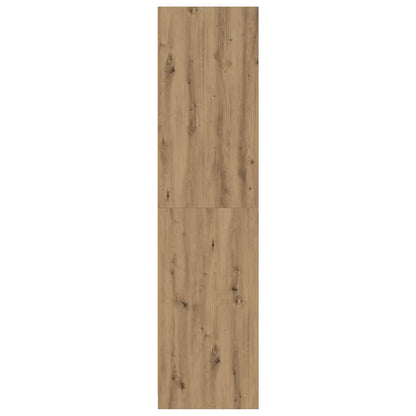 vidaXL Wardrobe Artisian Oak 100x50x200 cm Engineered Wood 5
