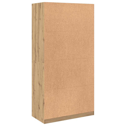 vidaXL Wardrobe Artisian Oak 100x50x200 cm Engineered Wood 6