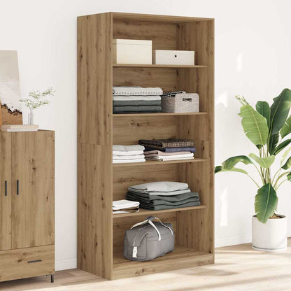 vidaXL Wardrobe Artisian Oak 100x50x200 cm Engineered Wood 1