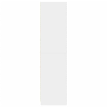 vidaXL Wardrobe White 30x50x200 cm Engineered Wood 6