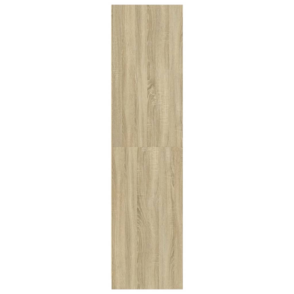 vidaXL Wardrobe Sonoma Oak 30x50x200 cm Engineered Wood 6