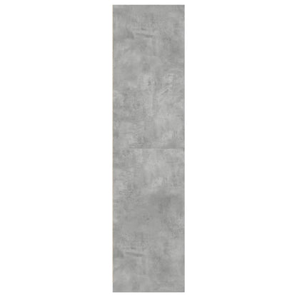 vidaXL Wardrobe Concrete Grey 30x50x200 cm Engineered Wood 6