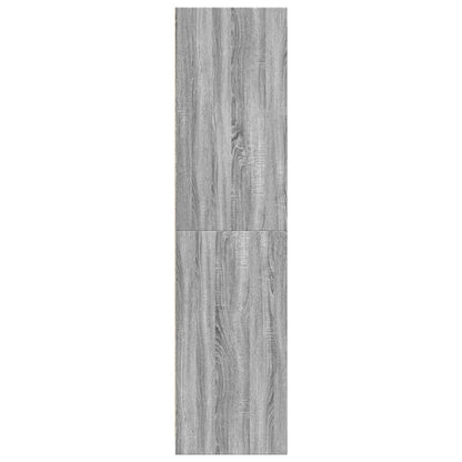 vidaXL Wardrobe Grey Sonoma 30x50x200 cm Engineered Wood 6