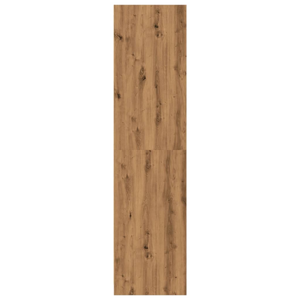vidaXL Wardrobe Artisian Oak 30x50x200 cm Engineered Wood 6