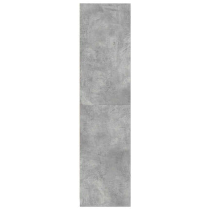 vidaXL Wardrobe Concrete Grey 80x50x200 cm Engineered Wood 6