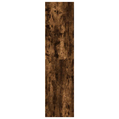 vidaXL Wardrobe Smoked Oak 80x50x200 cm Engineered Wood 6