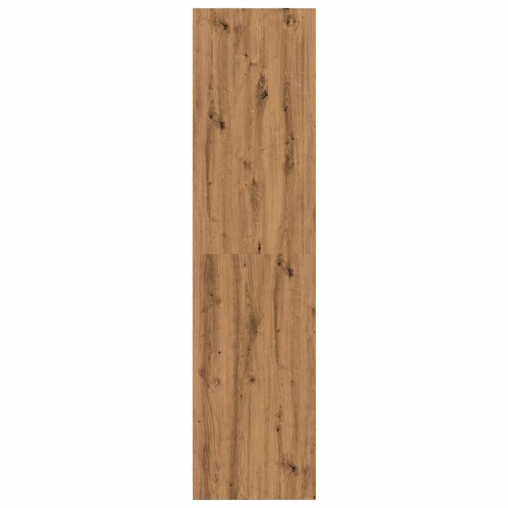 vidaXL Wardrobe Artisian Oak 80x50x200 cm Engineered Wood 6