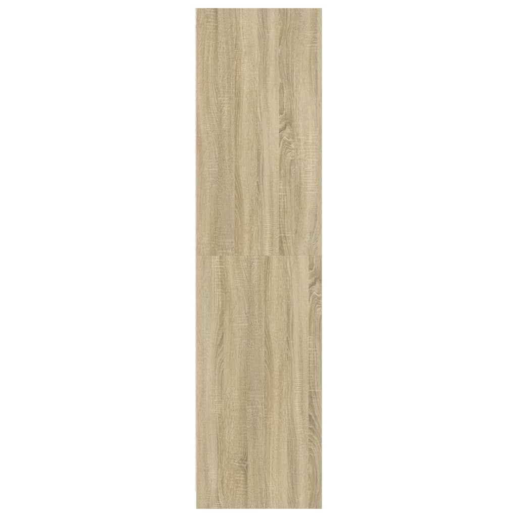 vidaXL Wardrobe Sonoma Oak 100x50x200 cm Engineered Wood 5