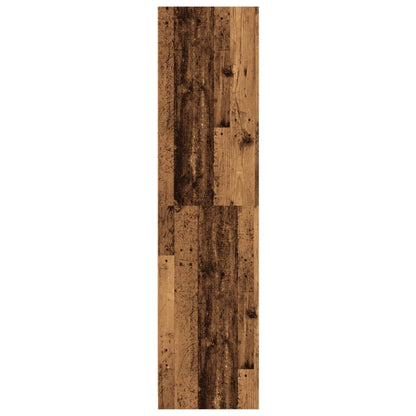 vidaXL Wardrobe Old Wood 100x50x200 cm Engineered Wood 5