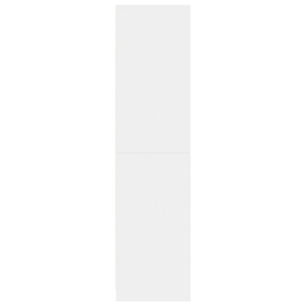 vidaXL Wardrobe White 30x50x200 cm Engineered Wood 5