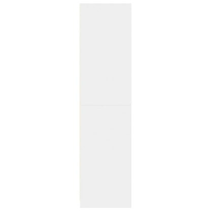 vidaXL Wardrobe White 30x50x200 cm Engineered Wood 5