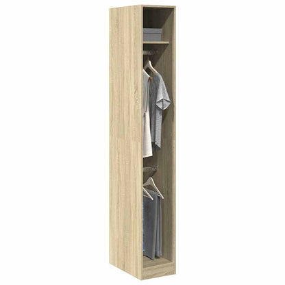 vidaXL Wardrobe Sonoma Oak 30x50x200 cm Engineered Wood 1