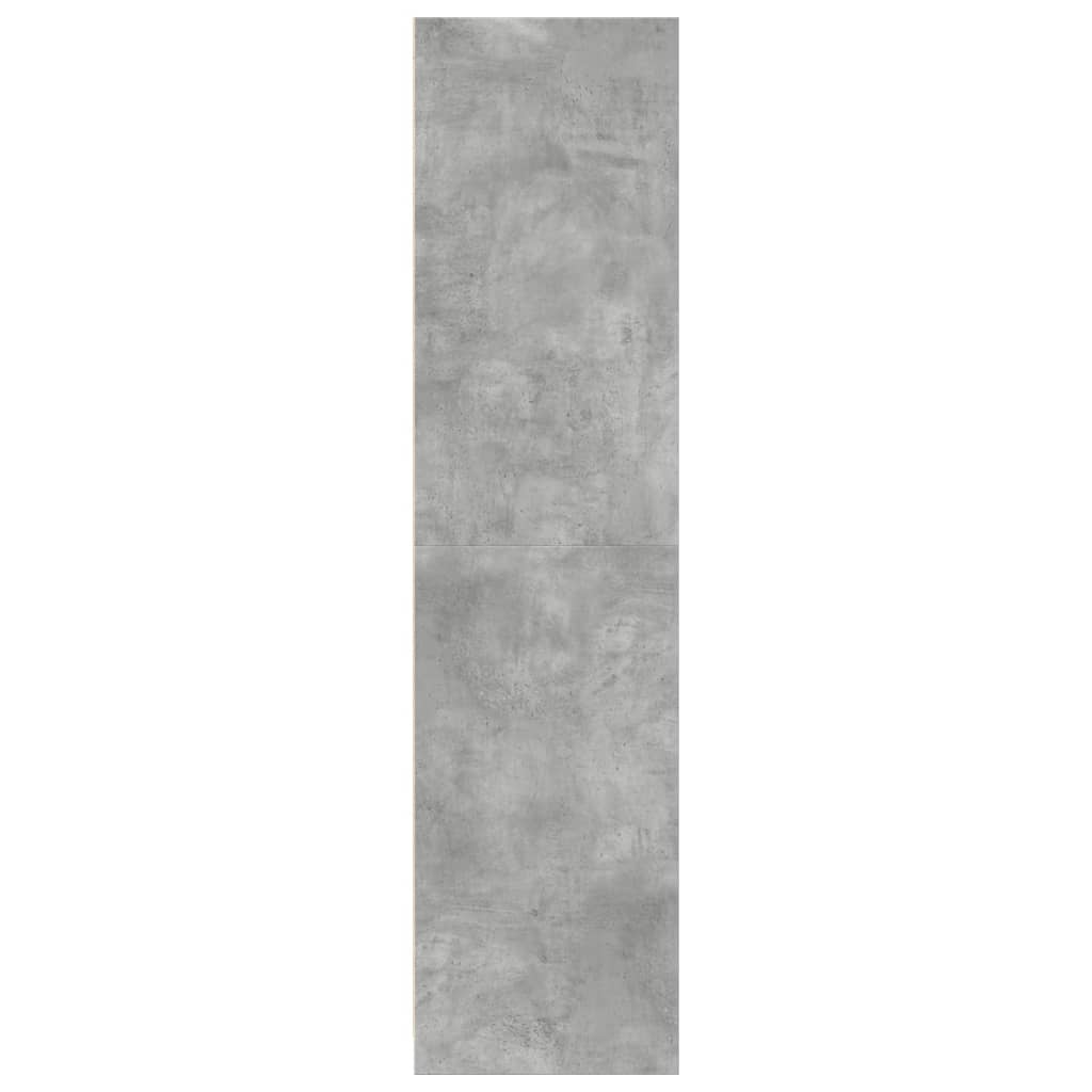 vidaXL Wardrobe Concrete Grey 30x50x200 cm Engineered Wood 5