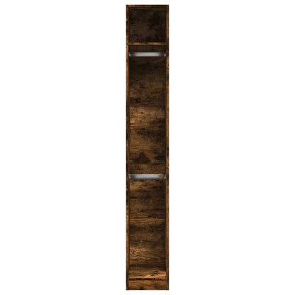 vidaXL Wardrobe Smoked Oak 30x50x200 cm Engineered Wood 4