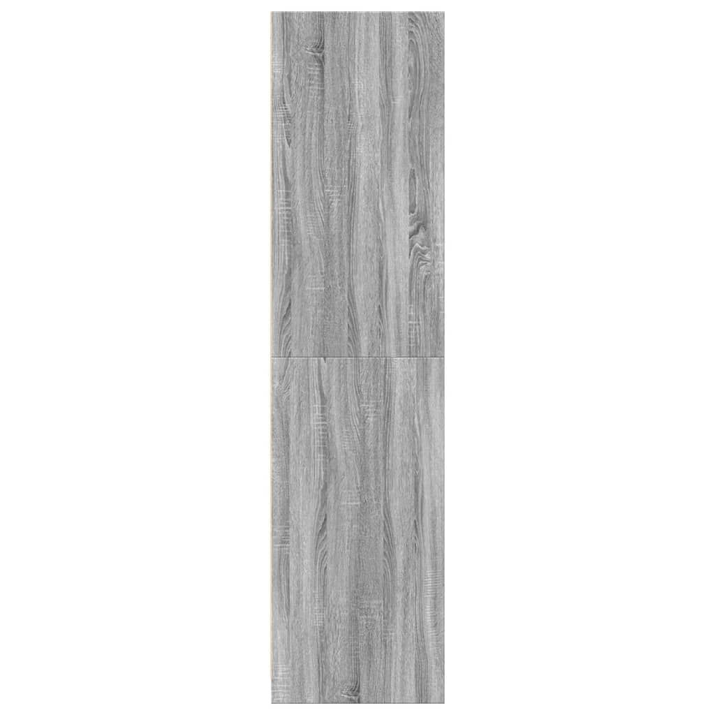 vidaXL Wardrobe Grey Sonoma 30x50x200 cm Engineered Wood 5
