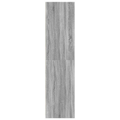 vidaXL Wardrobe Grey Sonoma 30x50x200 cm Engineered Wood 5