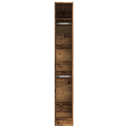 vidaXL Wardrobe Old Wood 30x50x200 cm Engineered Wood 4