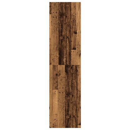 vidaXL Wardrobe Old Wood 30x50x200 cm Engineered Wood 5