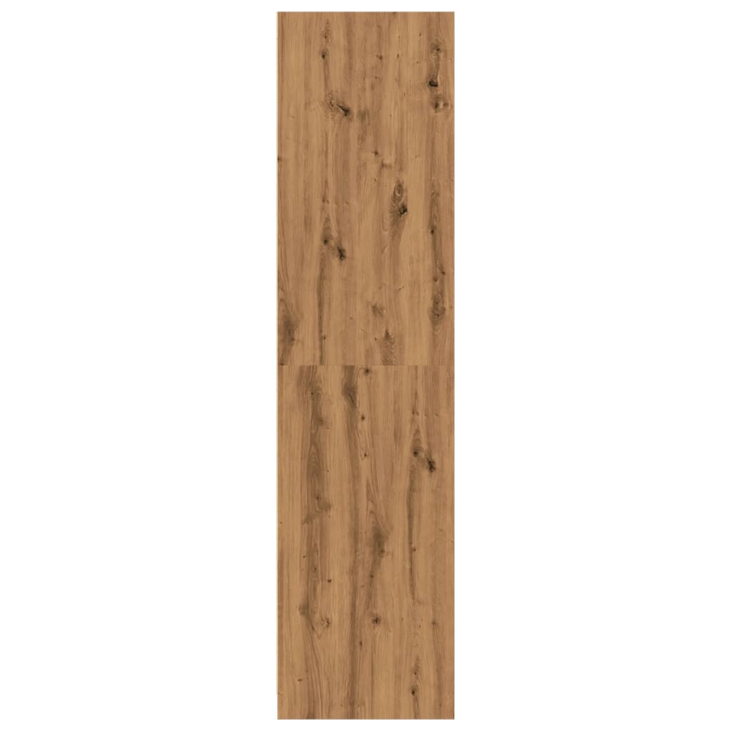 vidaXL Wardrobe Artisian Oak 30x50x200 cm Engineered Wood 5