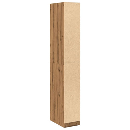 vidaXL Wardrobe Artisian Oak 30x50x200 cm Engineered Wood 6