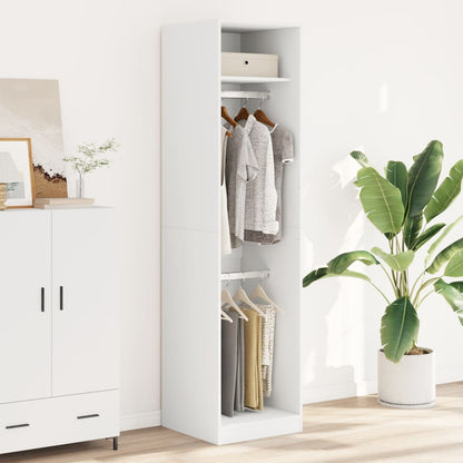vidaXL Wardrobe White 50x50x200 cm Engineered Wood 3