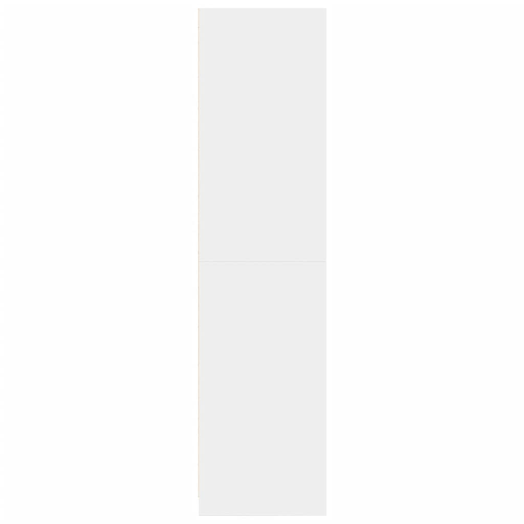 vidaXL Wardrobe White 50x50x200 cm Engineered Wood 5