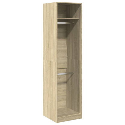 vidaXL Wardrobe Sonoma Oak 50x50x200 cm Engineered Wood 2