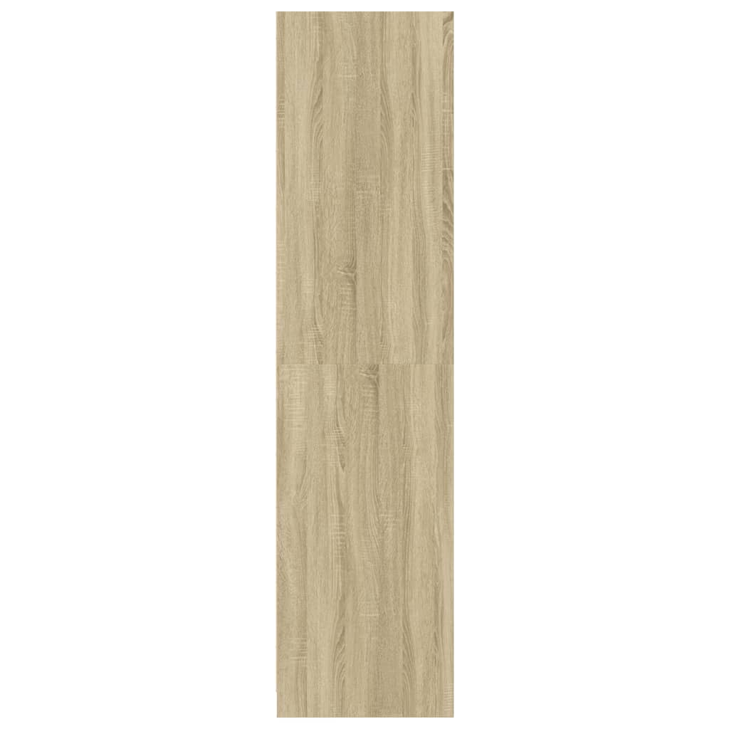 vidaXL Wardrobe Sonoma Oak 50x50x200 cm Engineered Wood 5