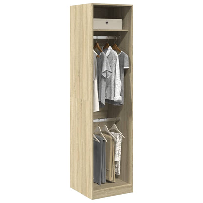 vidaXL Wardrobe Sonoma Oak 50x50x200 cm Engineered Wood 1