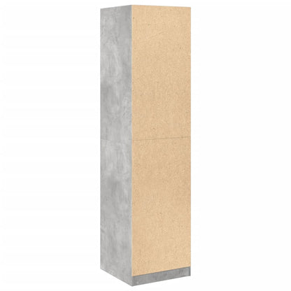 vidaXL Wardrobe Concrete Grey 50x50x200 cm Engineered Wood 6