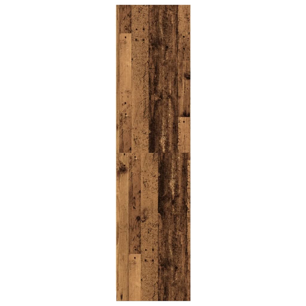vidaXL Wardrobe Old Wood 50x50x200 cm Engineered Wood 5