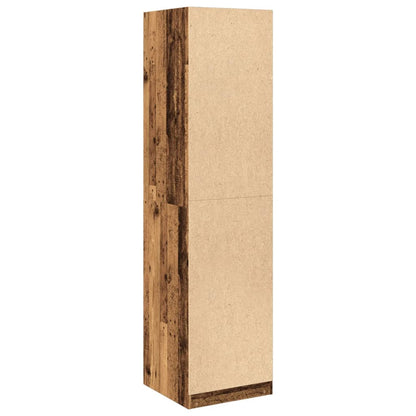 vidaXL Wardrobe Old Wood 50x50x200 cm Engineered Wood 6