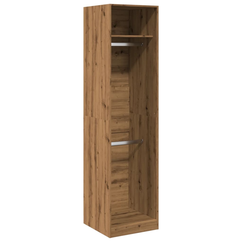 vidaXL Wardrobe Artisian Oak 50x50x200 cm Engineered Wood 2