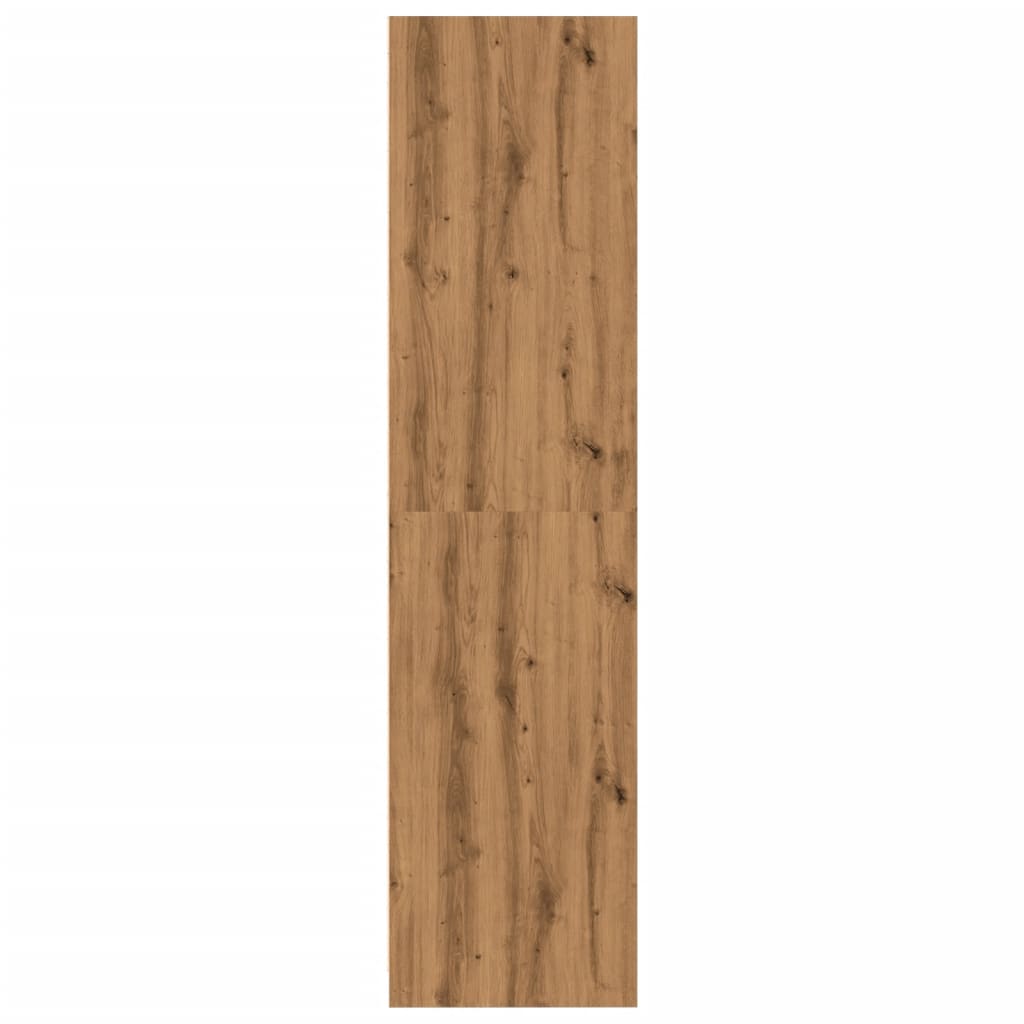 vidaXL Wardrobe Artisian Oak 50x50x200 cm Engineered Wood 5