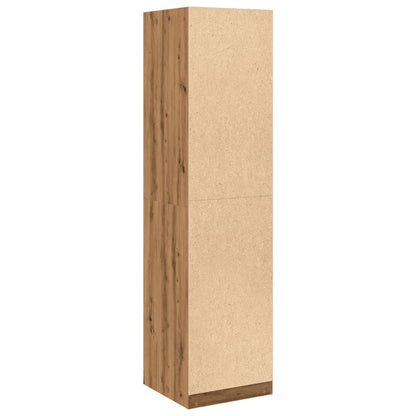 vidaXL Wardrobe Artisian Oak 50x50x200 cm Engineered Wood 6
