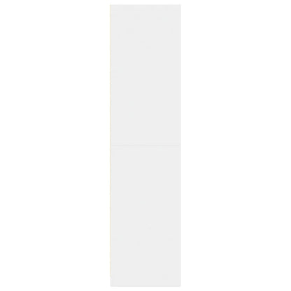 vidaXL Wardrobe White 80x50x200 cm Engineered Wood 5