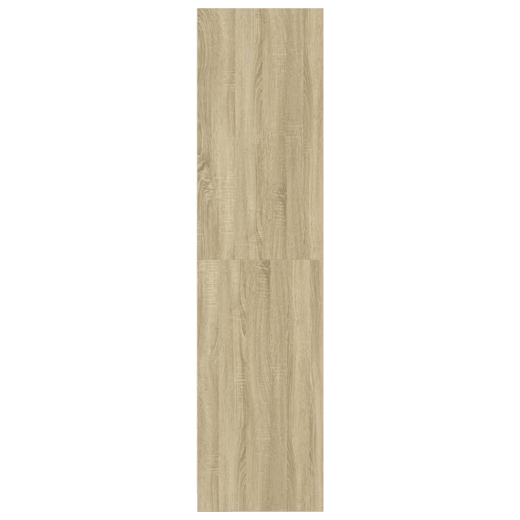 vidaXL Wardrobe Sonoma Oak 80x50x200 cm Engineered Wood 5