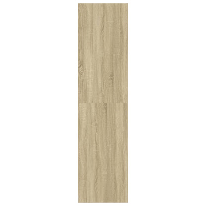 vidaXL Wardrobe Sonoma Oak 80x50x200 cm Engineered Wood 5