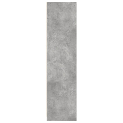 vidaXL Wardrobe Concrete Grey 80x50x200 cm Engineered Wood 5
