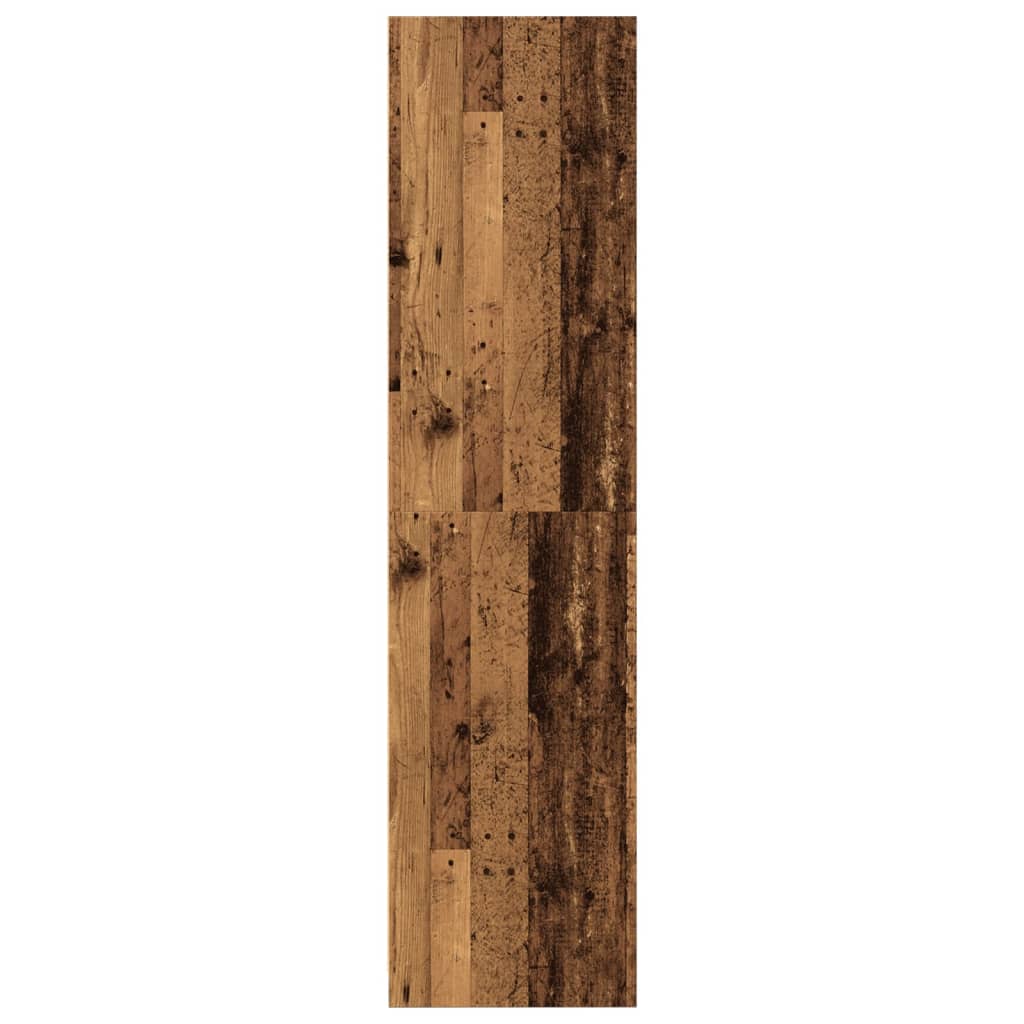 vidaXL Wardrobe Old Wood 80x50x200 cm Engineered Wood 5