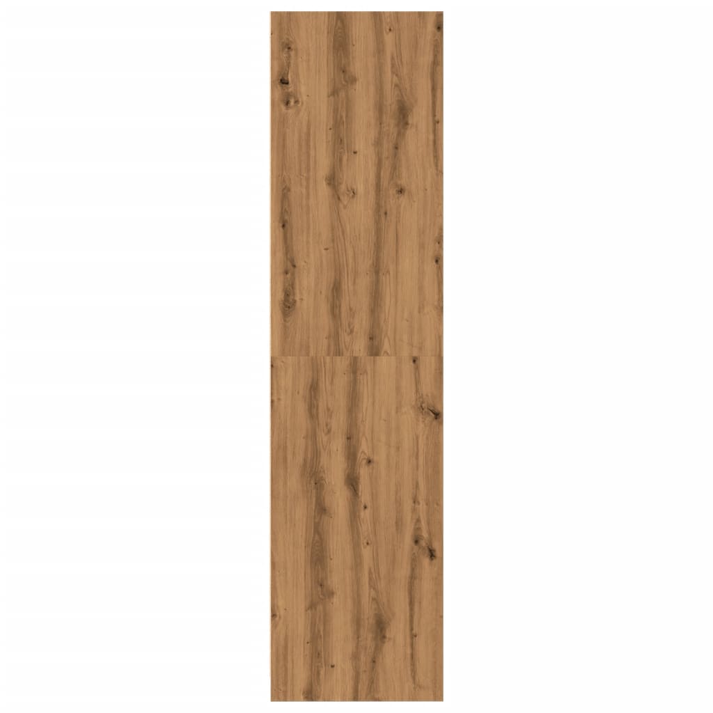 vidaXL Wardrobe Artisian Oak 80x50x200 cm Engineered Wood 5