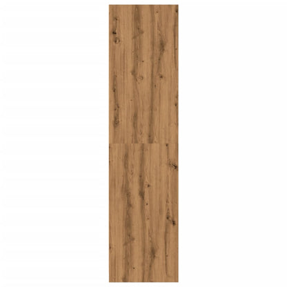 vidaXL Wardrobe Artisian Oak 80x50x200 cm Engineered Wood 5