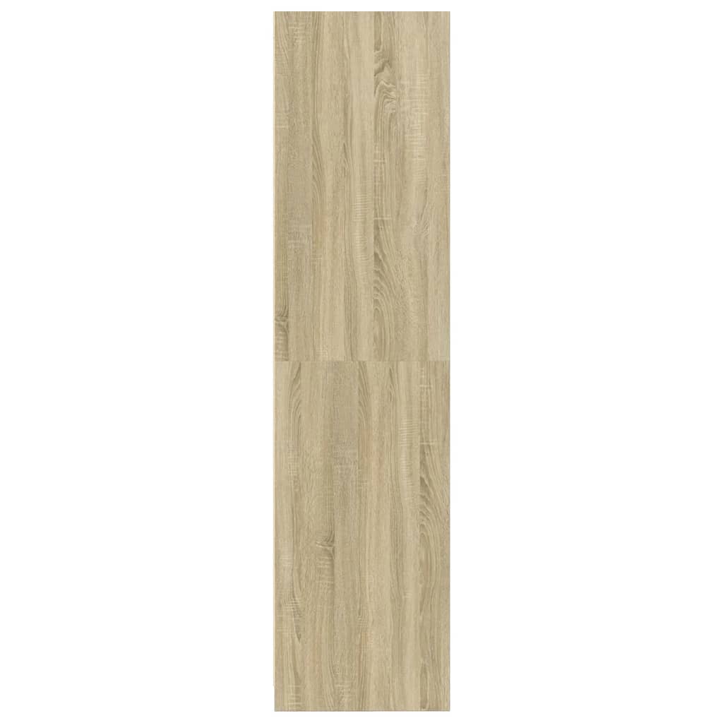 vidaXL Wardrobe Sonoma Oak 100x50x200 cm Engineered Wood 5
