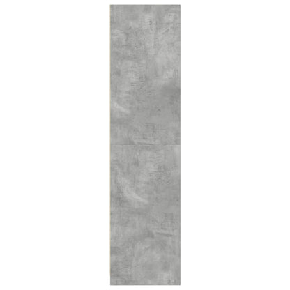 vidaXL Wardrobe Concrete Grey 100x50x200 cm Engineered Wood 5