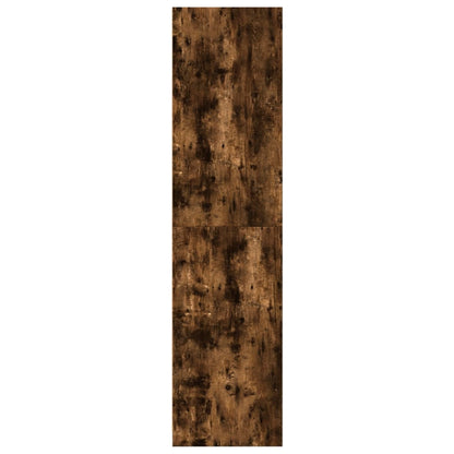 vidaXL Wardrobe Smoked Oak 100x50x200 cm Engineered Wood 5