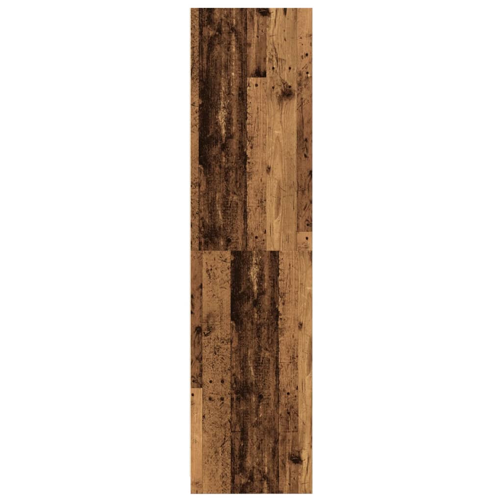 vidaXL Wardrobe Old Wood 100x50x200 cm Engineered Wood 5